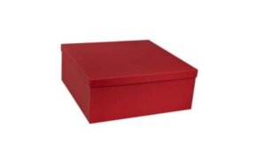 GIFT BOX RED 35x35x14cm